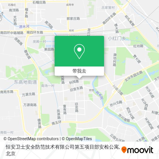 恒安卫士安全防范技术有限公司第五项目部安检公寓地图