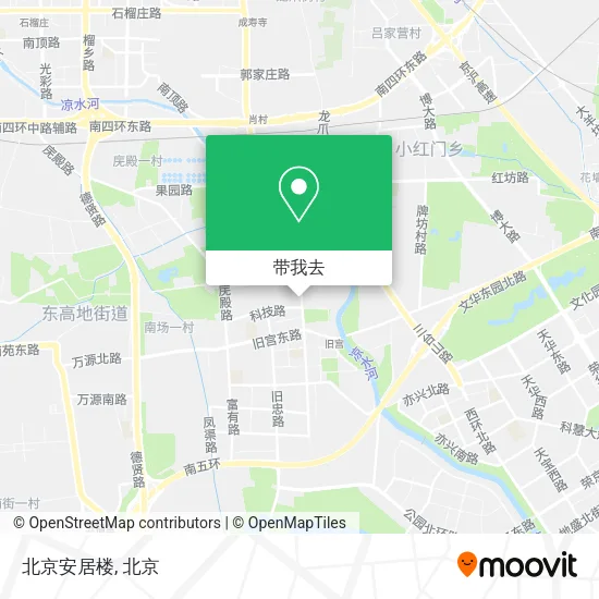 北京安居楼地图