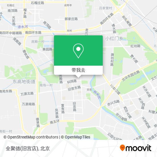 全聚德(旧宫店)地图