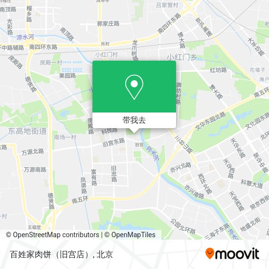 百姓家肉饼（旧宫店）地图