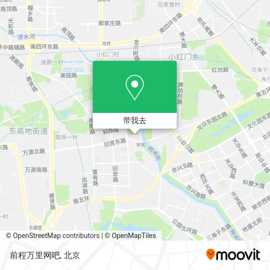 前程万里网吧地图