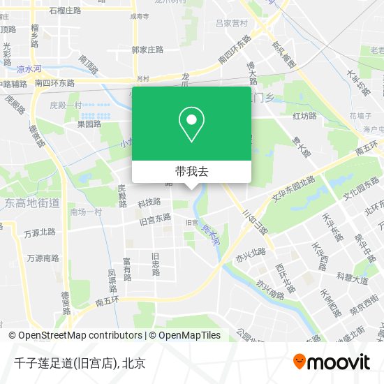 千子莲足道(旧宫店)地图