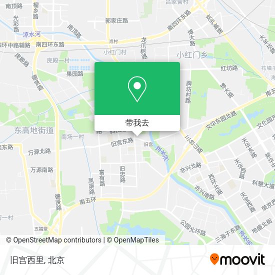 旧宫西里地图