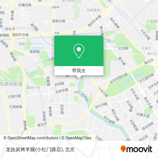 龙娃炭烤羊腿(小红门路店)地图