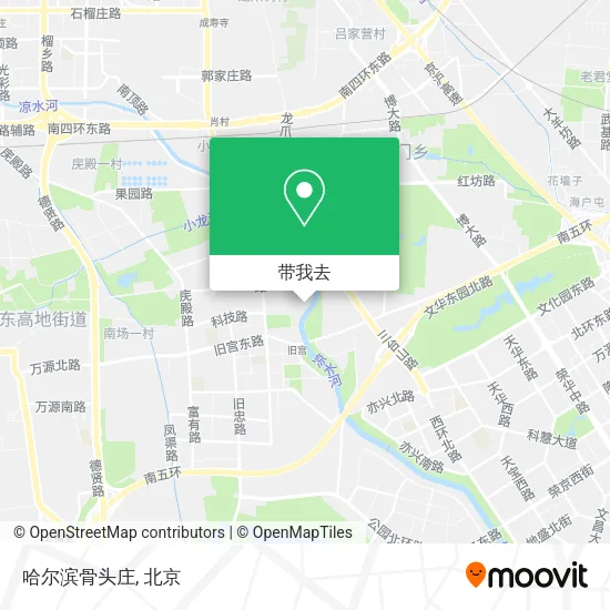 哈尔滨骨头庄地图