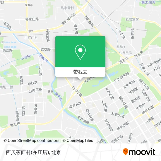 西贝莜面村(亦庄店)地图