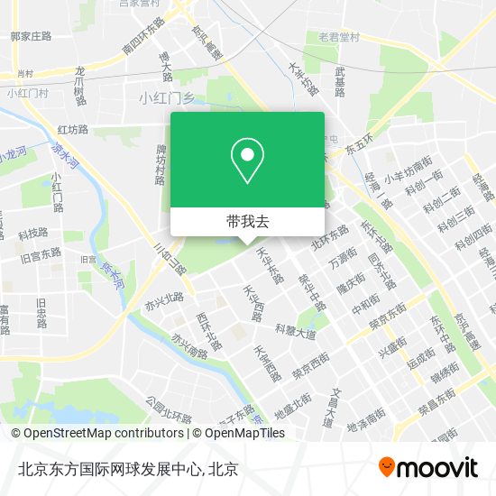 北京东方国际网球发展中心地图