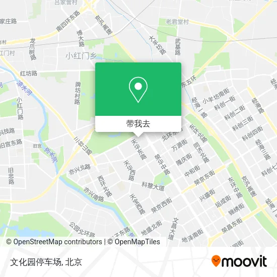 文化园停车场地图