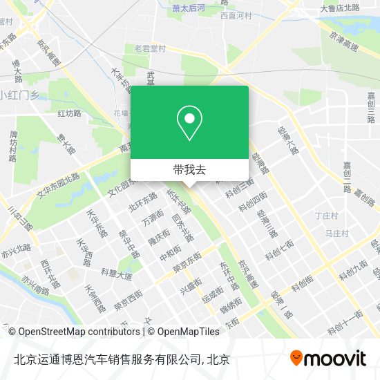北京运通博恩汽车销售服务有限公司地图