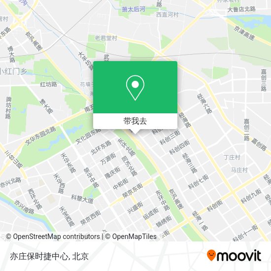 亦庄保时捷中心地图