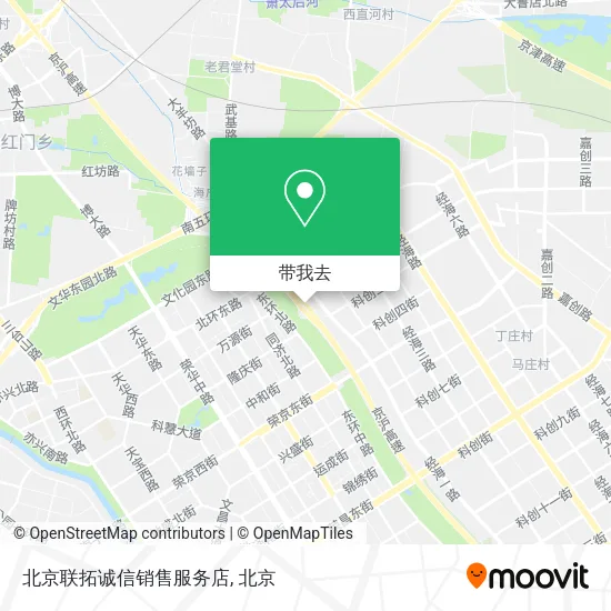北京联拓诚信销售服务店地图