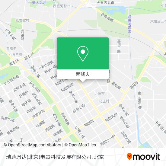 瑞迪恩达(北京)电器科技发展有限公司地图
