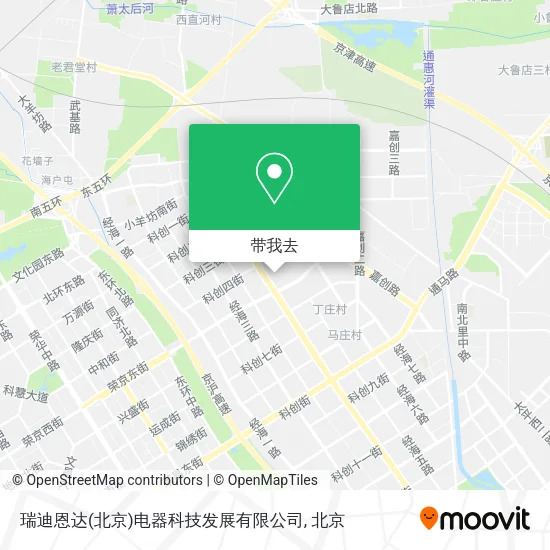 瑞迪恩达(北京)电器科技发展有限公司地图