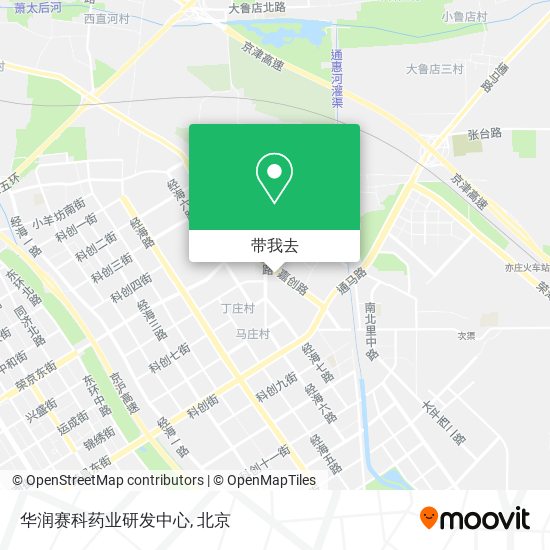 华润赛科药业研发中心地图