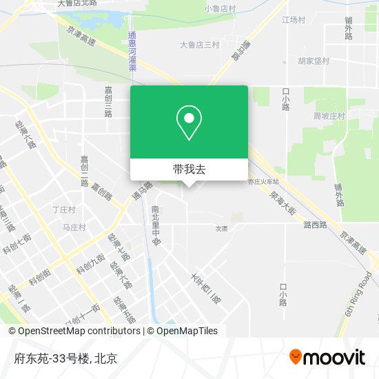 府东苑-33号楼地图