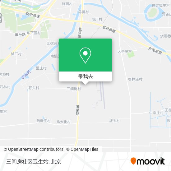 三间房社区卫生站地图