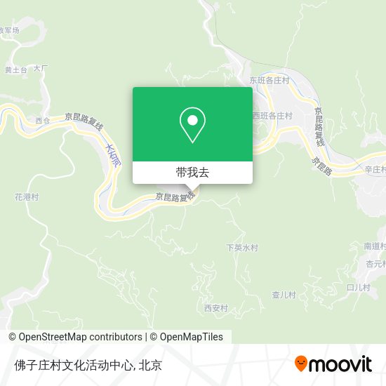 佛子庄村文化活动中心地图