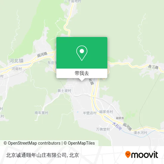 北京诚通颐年山庄有限公司地图