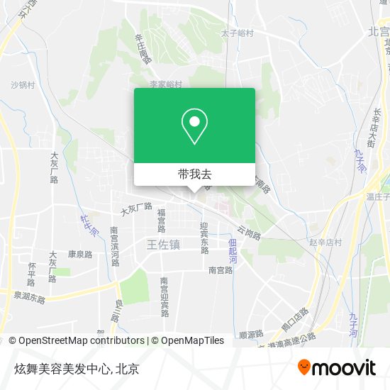 炫舞美容美发中心地图