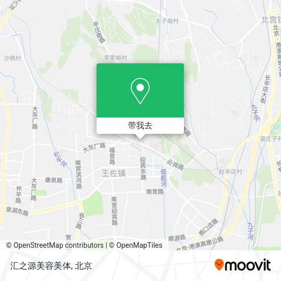 汇之源美容美体地图