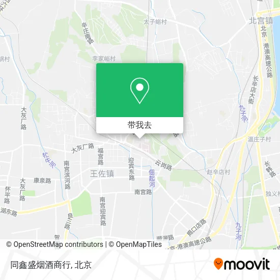 同鑫盛烟酒商行地图