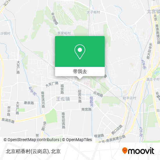 北京稻香村(云岗店)地图