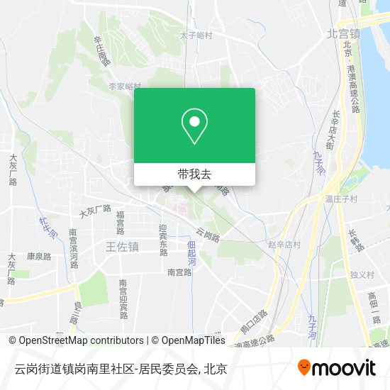云岗街道镇岗南里社区-居民委员会地图