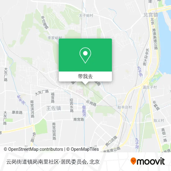 云岗街道镇岗南里社区-居民委员会地图