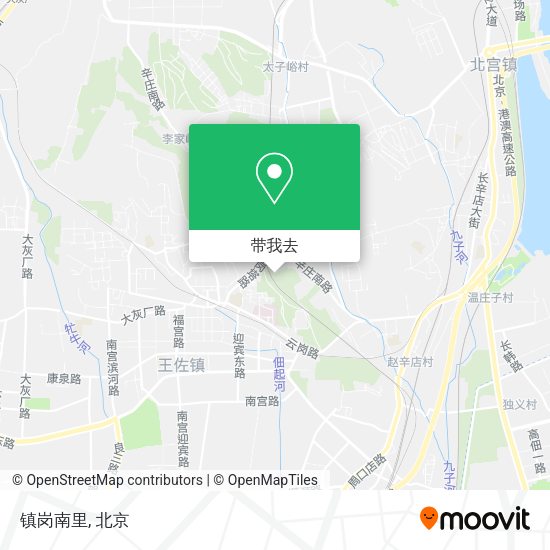 镇岗南里地图