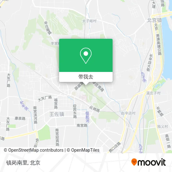 镇岗南里地图