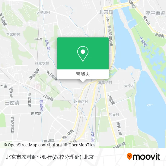 北京市农村商业银行(战校分理处)地图