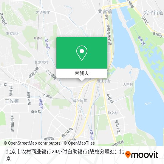 北京市农村商业银行24小时自助银行(战校分理处)地图