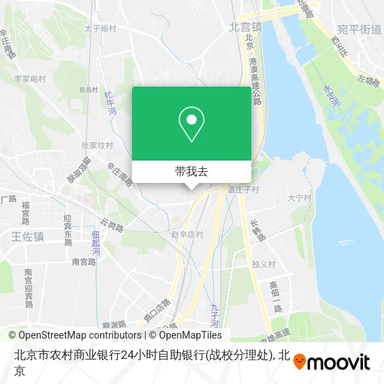 北京市农村商业银行24小时自助银行(战校分理处)地图