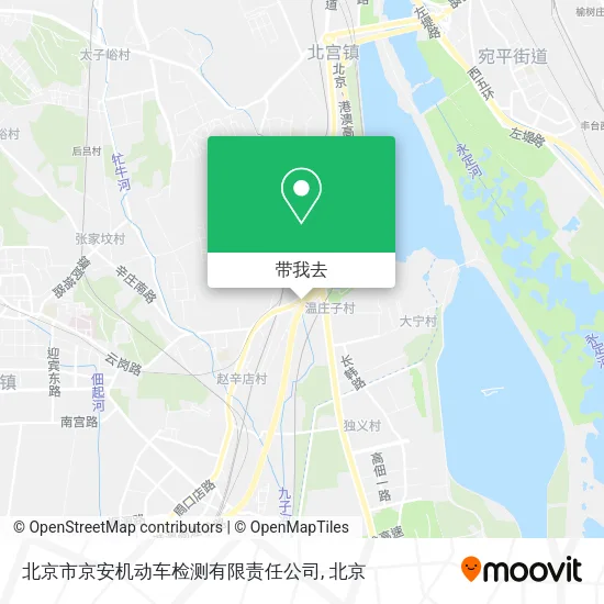 北京市京安机动车检测有限责任公司地图