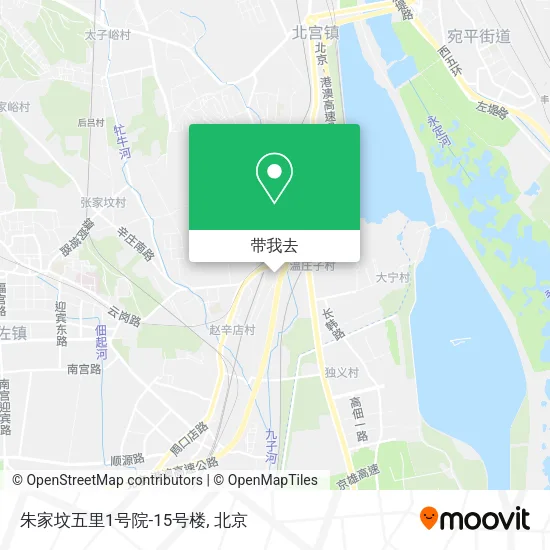 朱家坟五里1号院-15号楼地图
