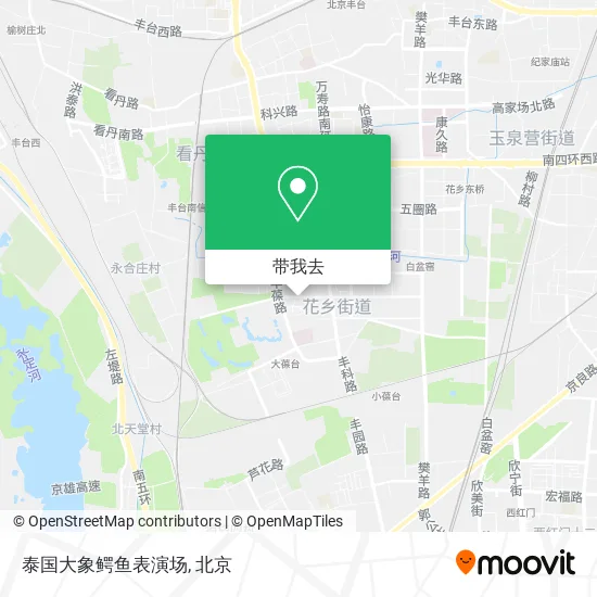 泰国大象鳄鱼表演场地图