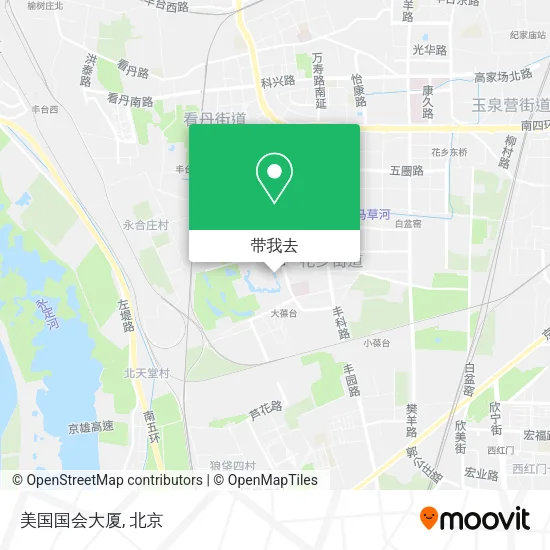 美国国会大厦地图