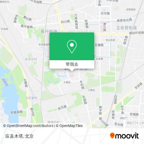 应县木塔地图