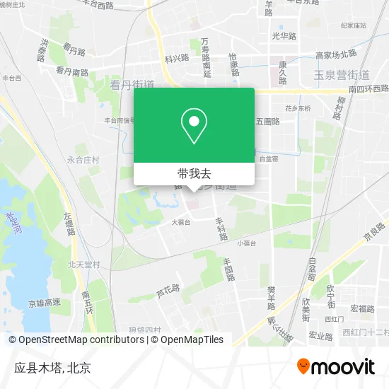 应县木塔地图