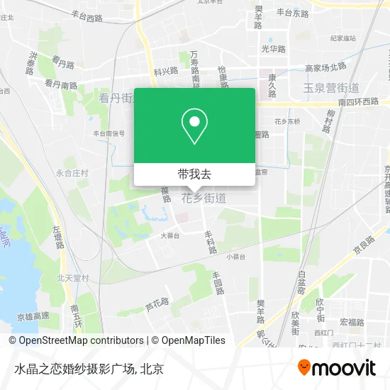水晶之恋婚纱摄影广场地图