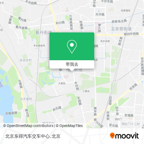 北京东得汽车交车中心地图