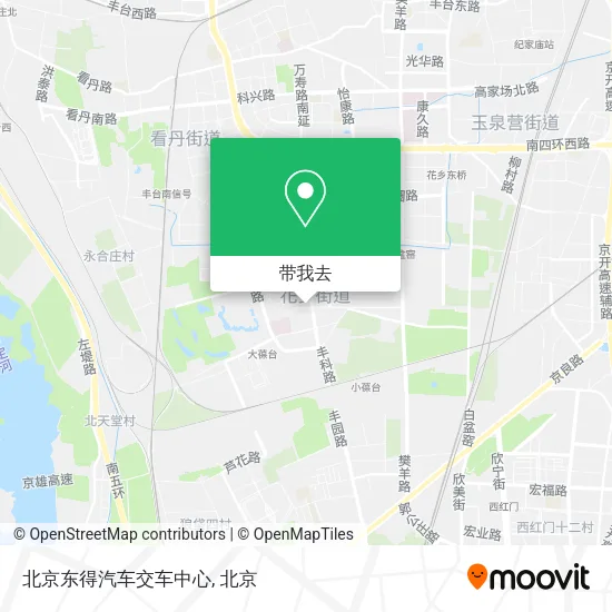 北京东得汽车交车中心地图