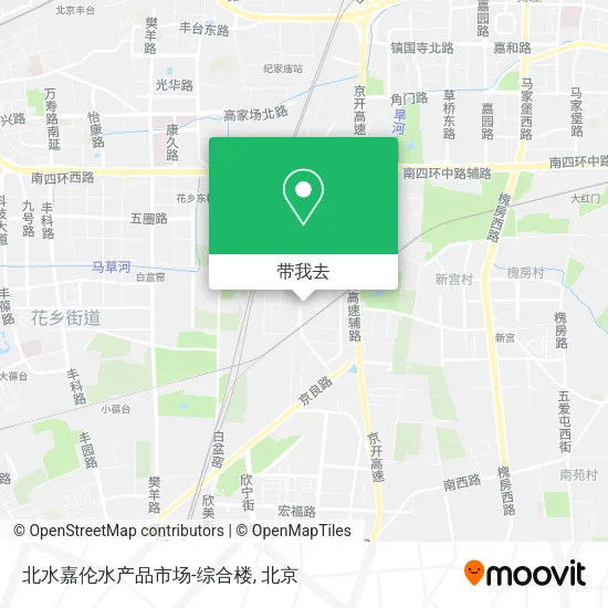 北水嘉伦水产品市场-综合楼地图