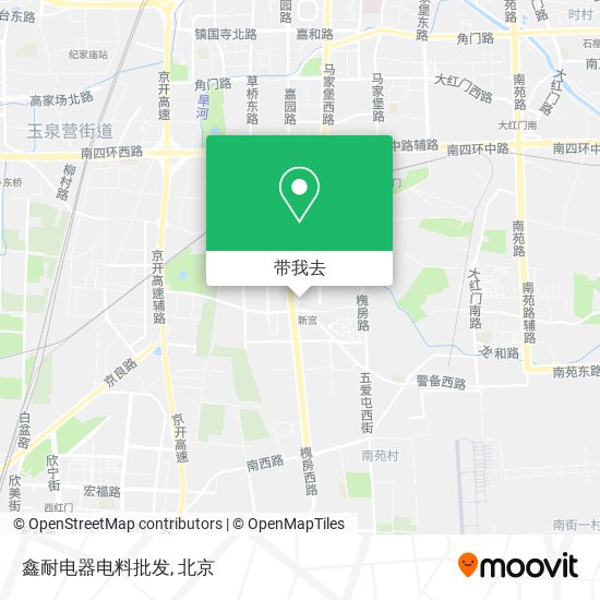 鑫耐电器电料批发地图