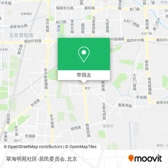 翠海明苑社区-居民委员会地图