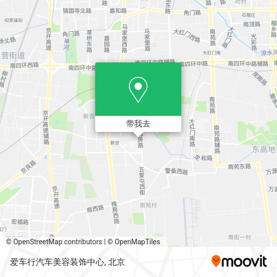 爱车行汽车美容装饰中心地图