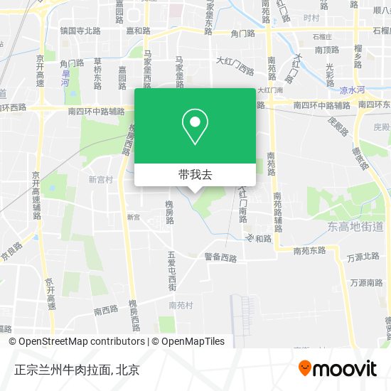 正宗兰州牛肉拉面地图