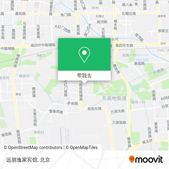 远朋逸家宾馆地图
