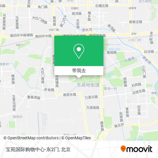 宝苑国际购物中心-东2门地图