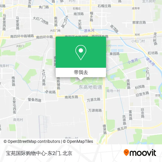 宝苑国际购物中心-东2门地图